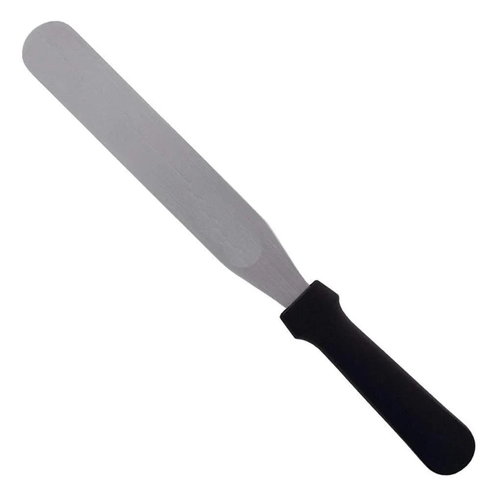 0807 Stainless Steel Palette Knife Offset Spatula for Spreading and Smoothing Icing Frosting of Cake