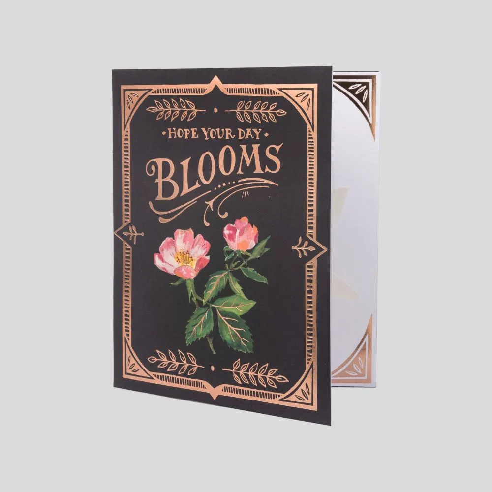 3D Pop Up Hope Your Day Blooms Greeting Card