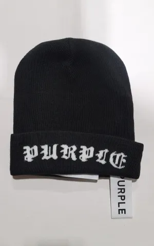 Acrylic Beanie (Black) - A6003-AGBB125