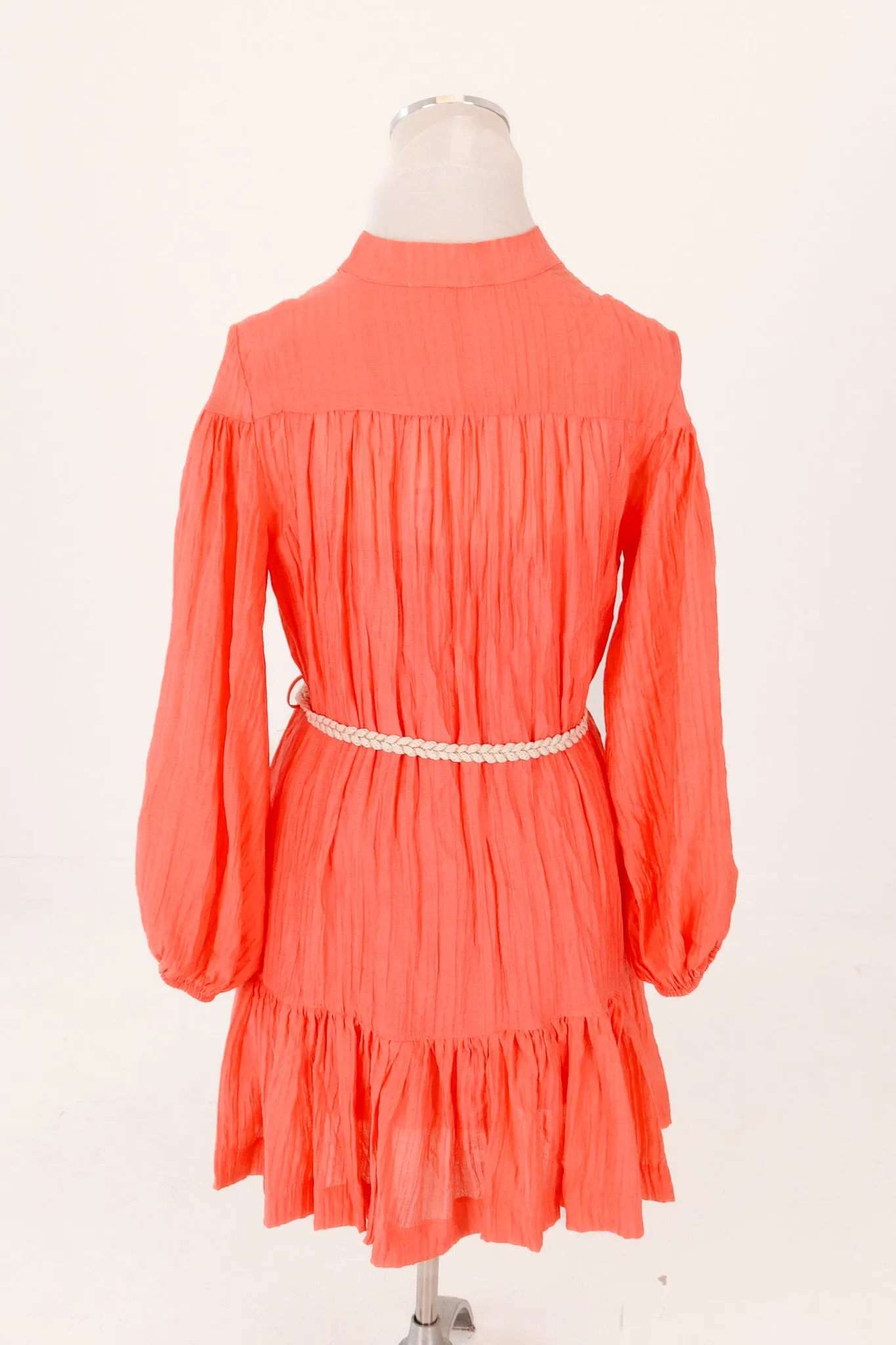 Amber Sky Dress - Coral