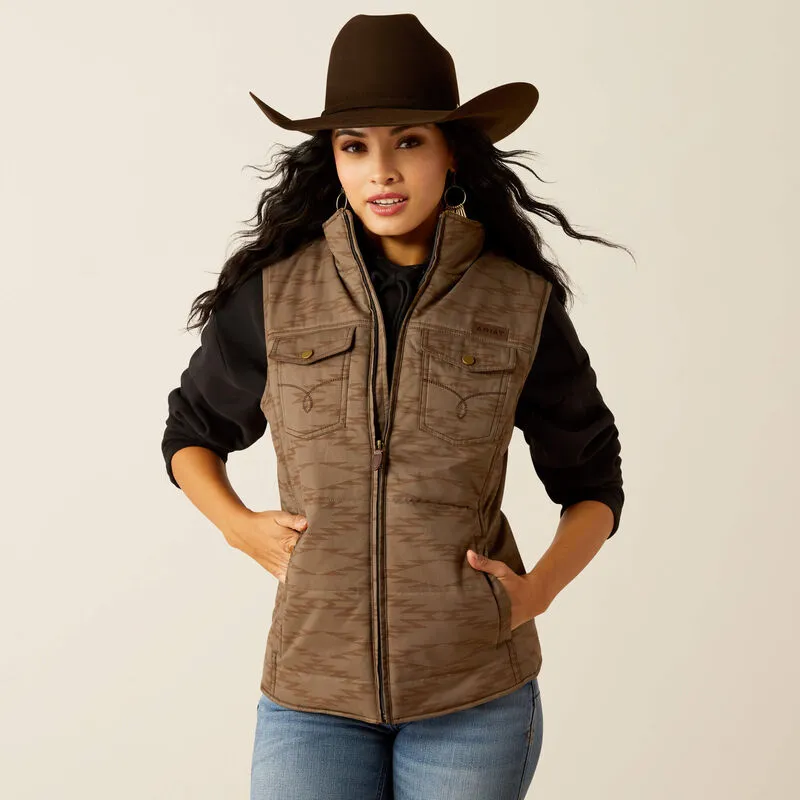 Ariat Women's Grizzly Quilted Vest - Banyan Bark - 10052598