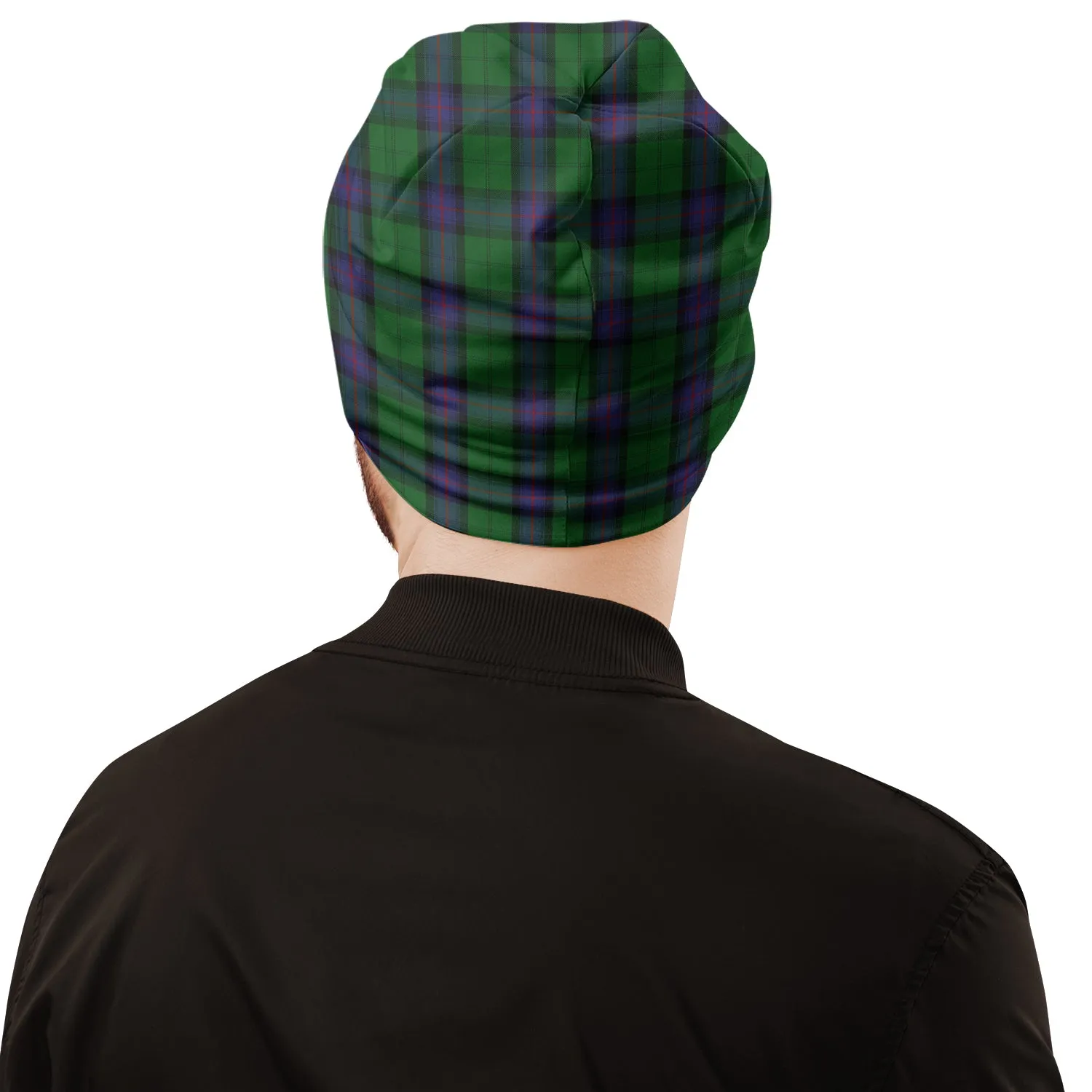 Armstrong Tartan Beanies Hat with Family Crest