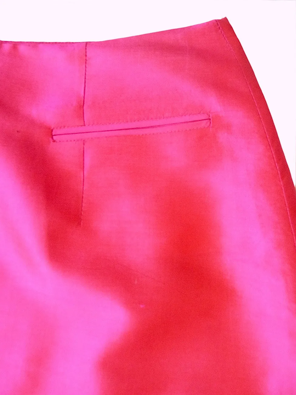 Audrey Skirt Thai Silk Taffeta Fuchsia