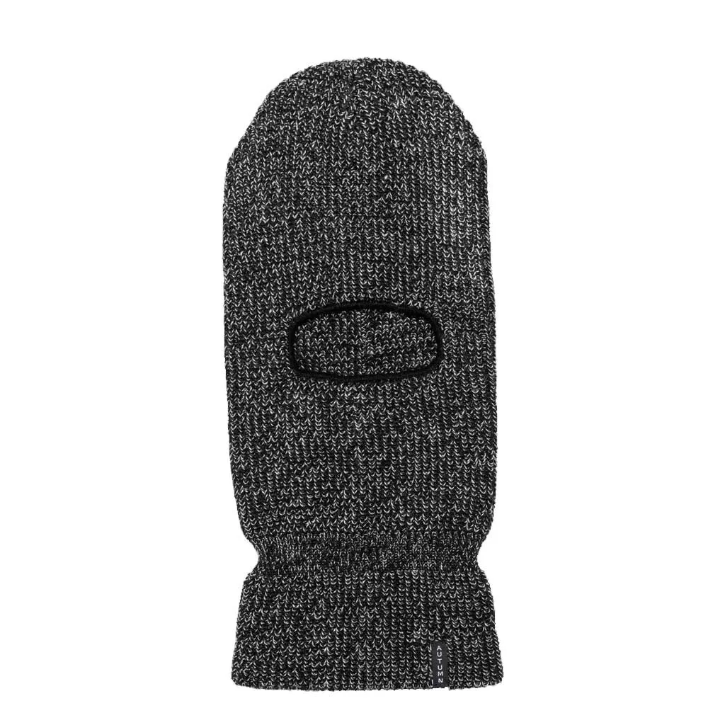 Autumn Marl Balaclava - Black