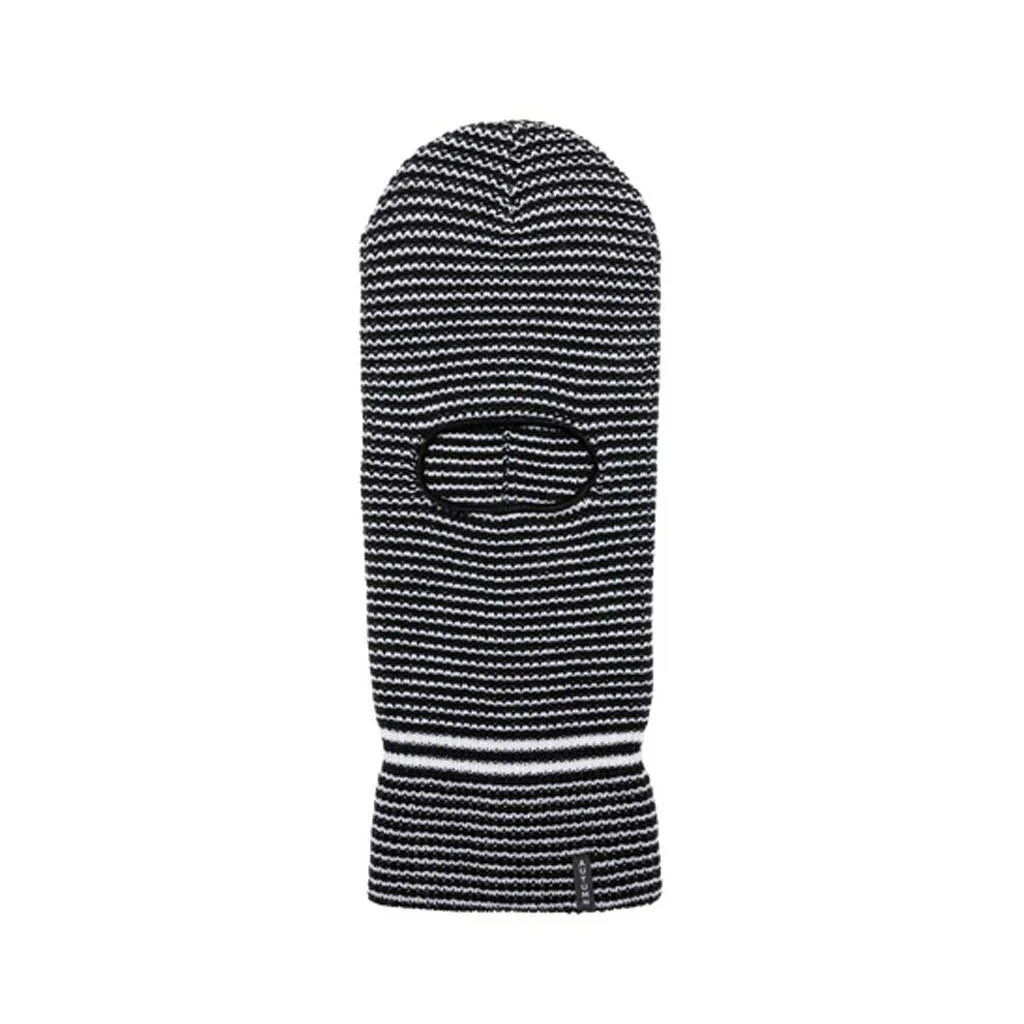 Autumn Stripe Balaclava - Black