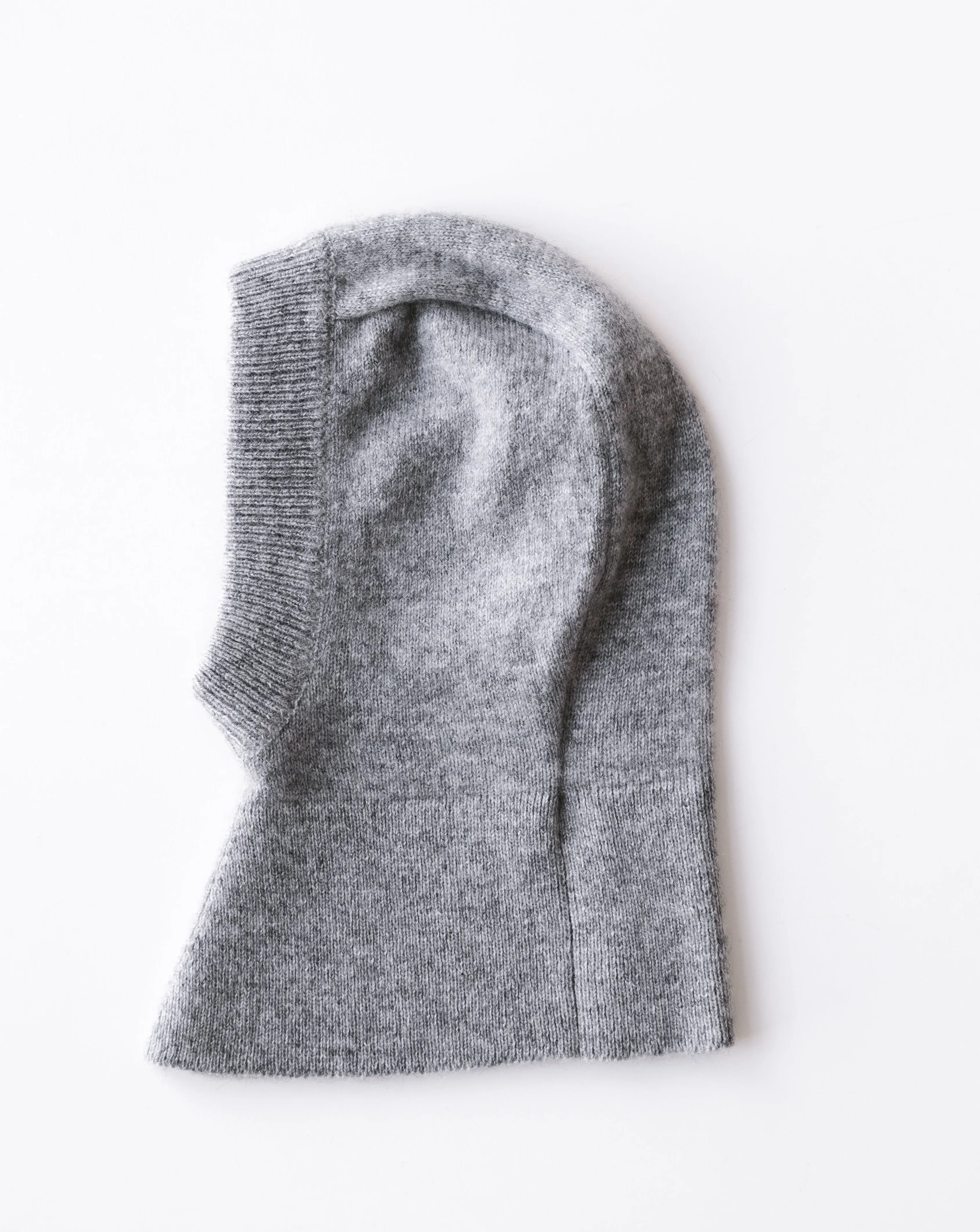 Baby Cashmere Balaclava - Heather Grey