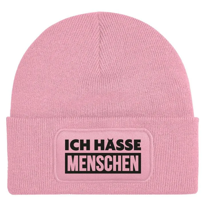 Beanie Mütze - Ich hasse Menschen