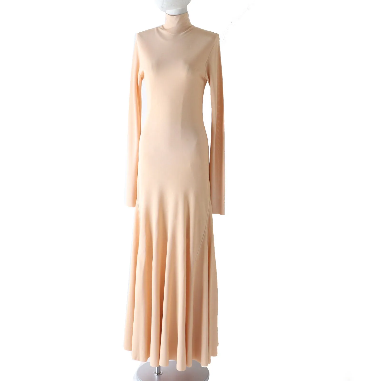 Bottega Veneta Long Sleeve Super Long Dress