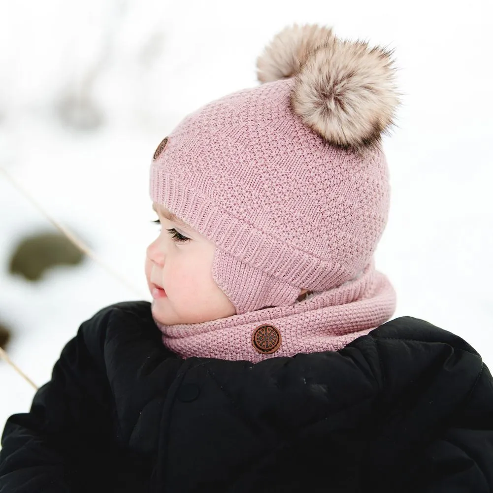 Calikids Cashmere-Feel Soft Touch Knit Winter Hat