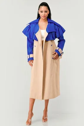 Chic Belted Trench Coat