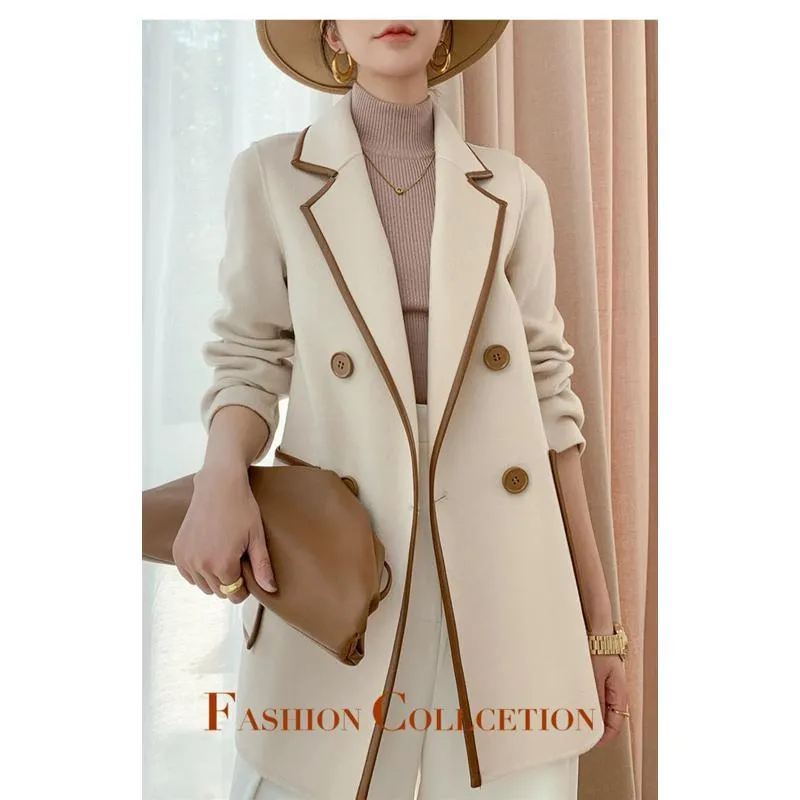 Chic Thigh-Length Loose Fit Casual Versatile Mac Coat