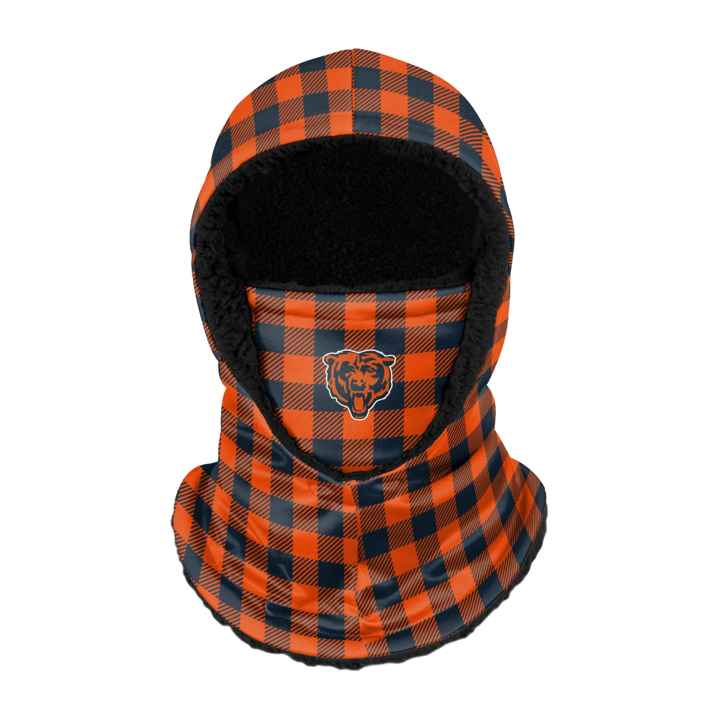 Chicago Bears NFL Plaid Hooded Gaiter