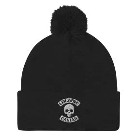 COCAINE & CAVIIAR SKULL BEANIE