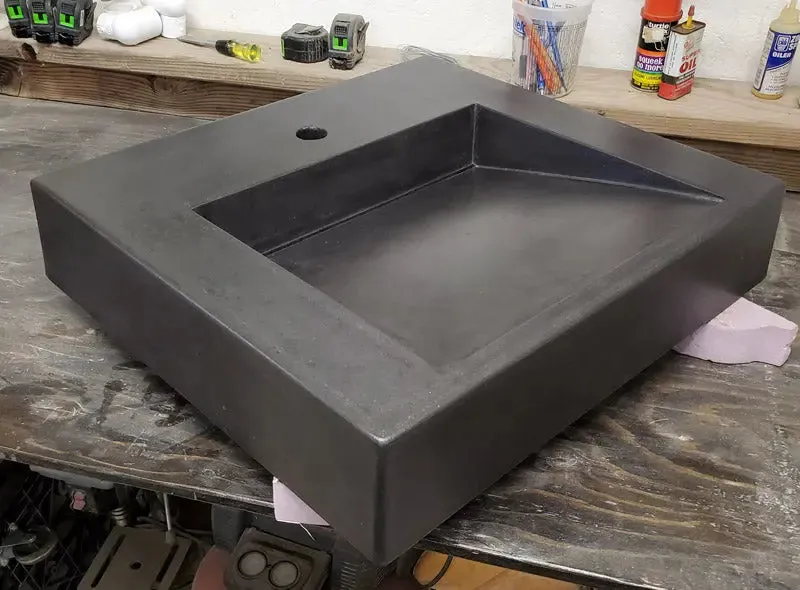 Concrete Sink Mold SDP-52 ADA Shallow Ramp Tray (24"x22"x5")