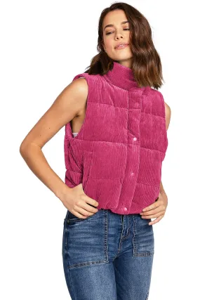 Corduroy Puffer Vest