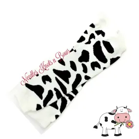 Cow Print Leg Warmers, Baby, Toddler, Boys or Girls