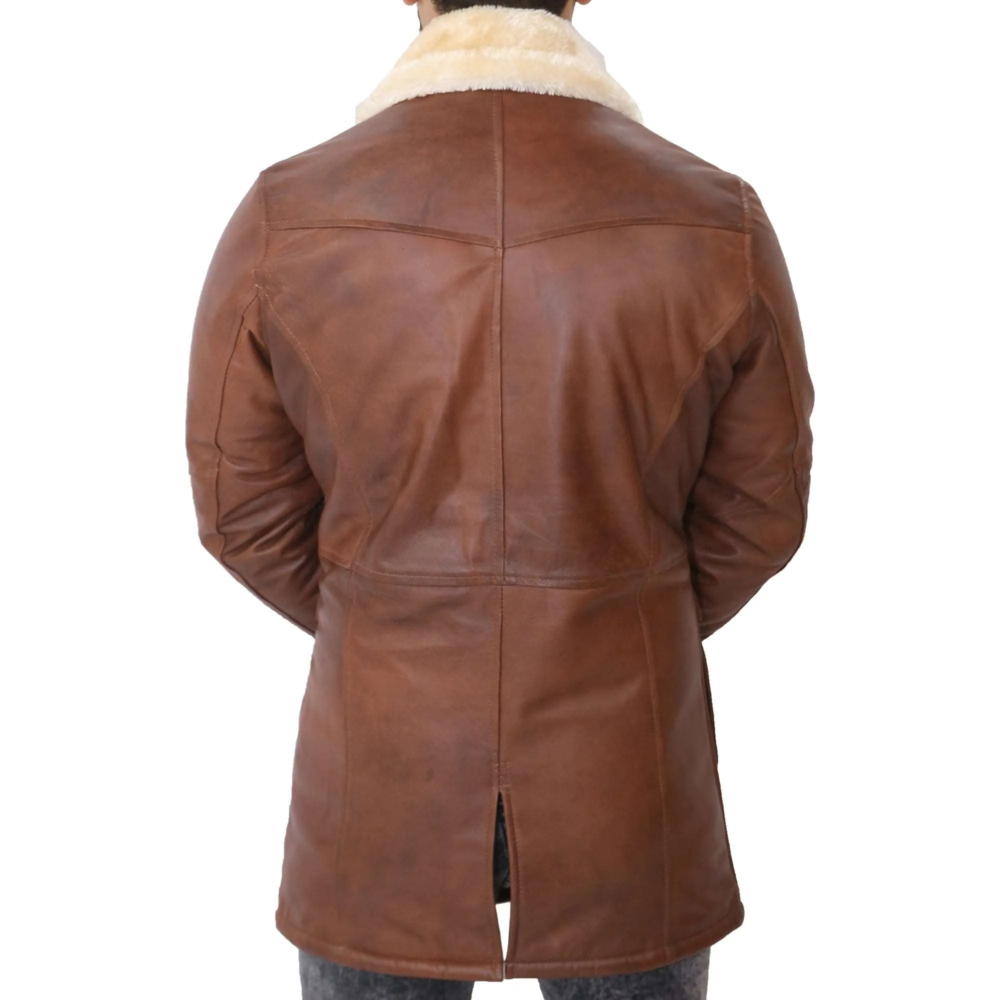 Dark Knight Rises Distressed Brown Bane Leather Coat