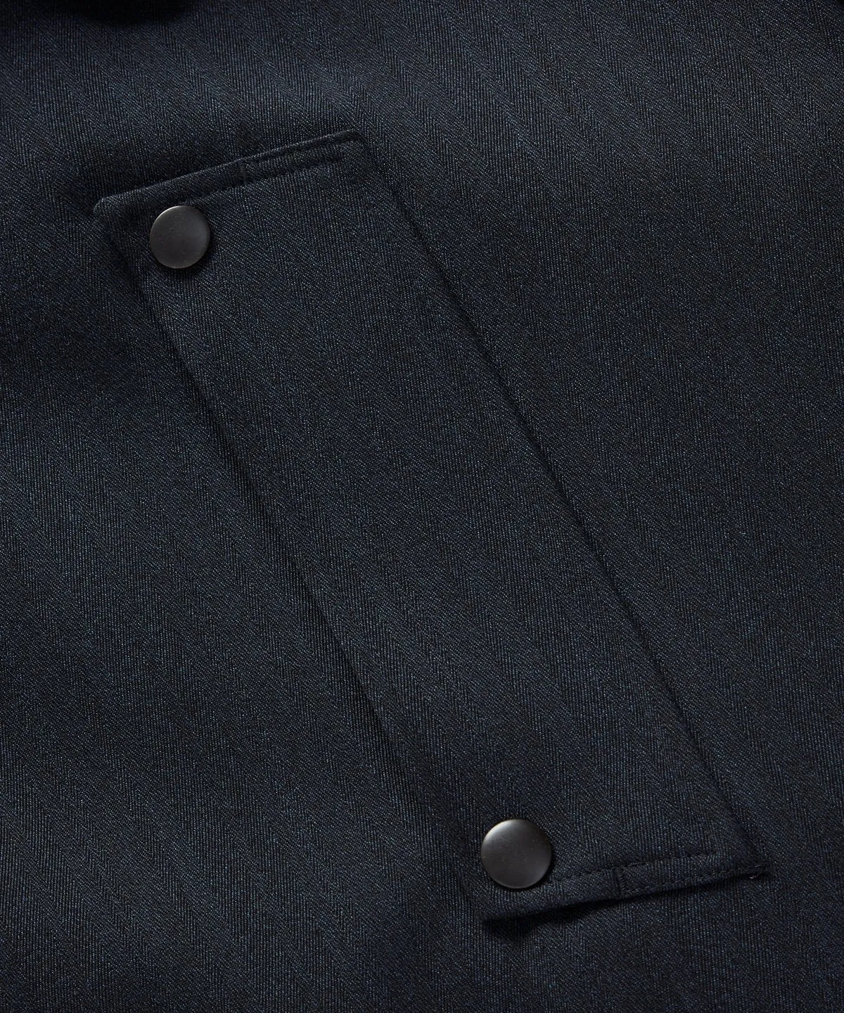 Despatch Riders Coat Virgin Wool Herringbone in Navy