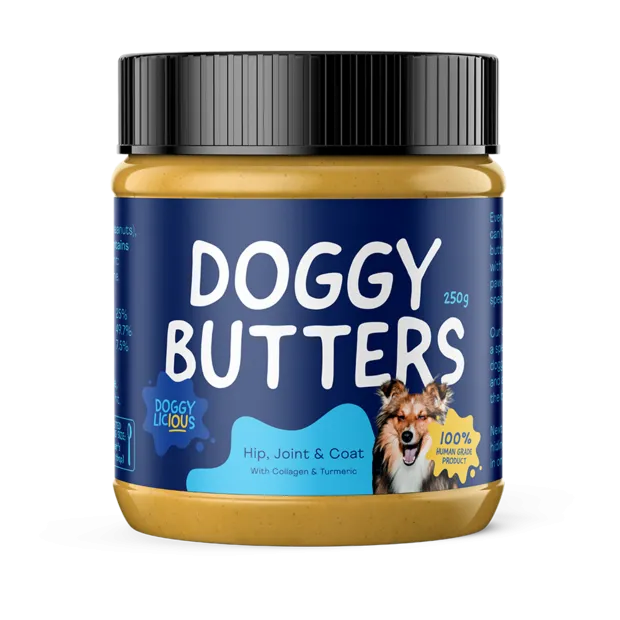 Doggylicious Hip Joint and Coat Peanut Butter Dog Treat 250g