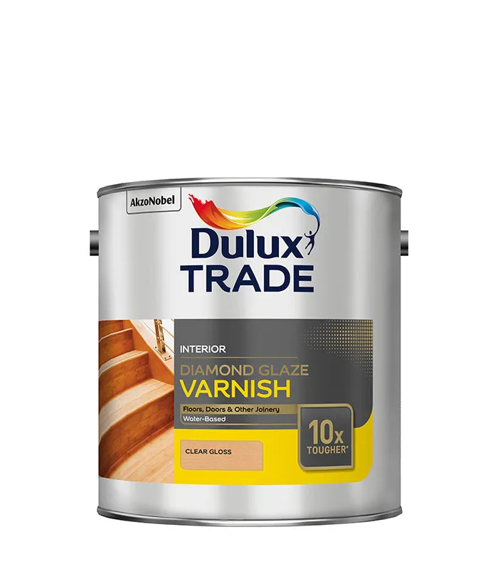 Dulux Trade Diamond Glaze Varnish - Clear