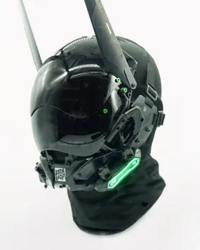 Earn Your Wings Cyberpunk Sci Fi Helmet Mask