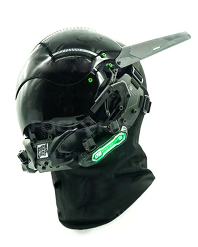 Earn Your Wings Cyberpunk Sci Fi Helmet Mask