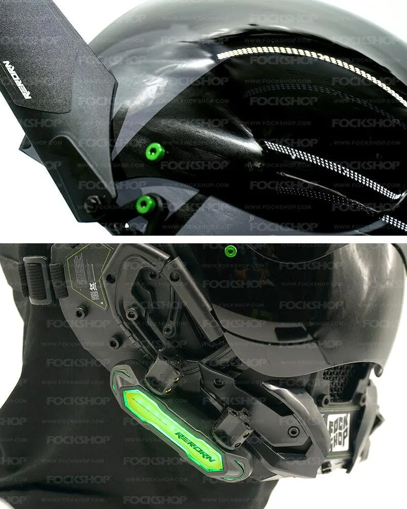 Earn Your Wings Cyberpunk Sci Fi Helmet Mask