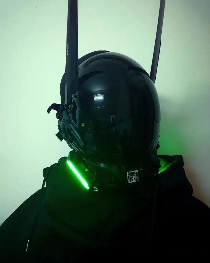 Earn Your Wings Cyberpunk Sci Fi Helmet Mask