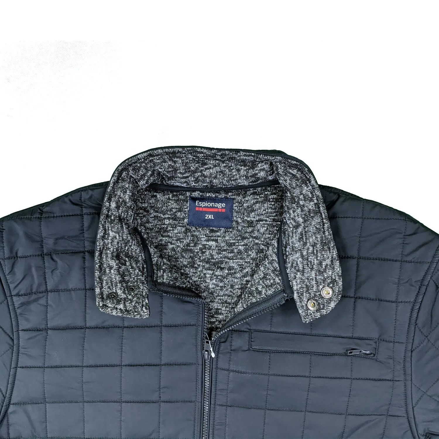 Espionage Quilt Jacket - JT115 - Navy