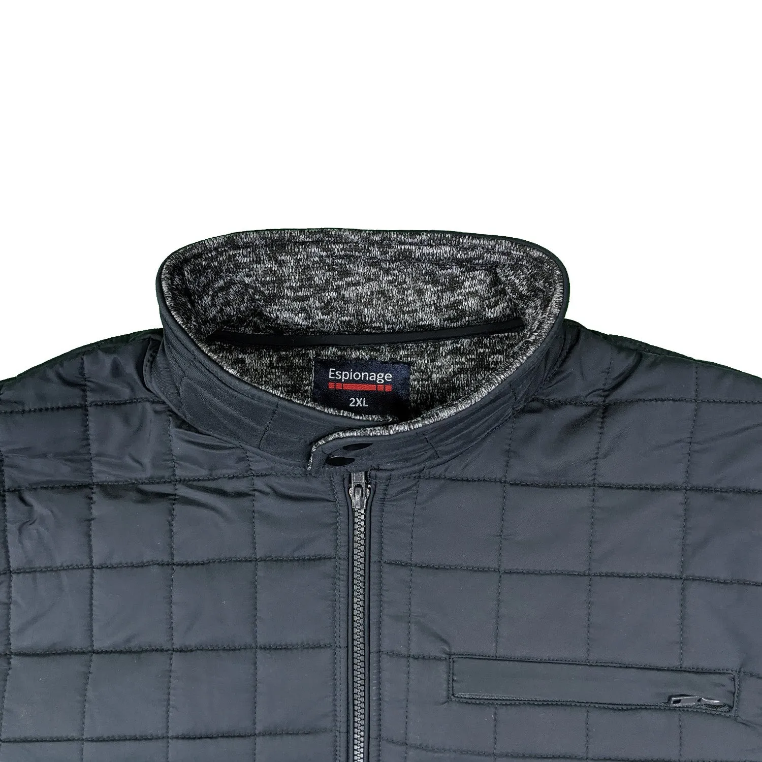 Espionage Quilt Jacket - JT115 - Navy