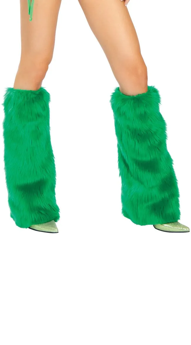 Faux Fur Leg Warmers