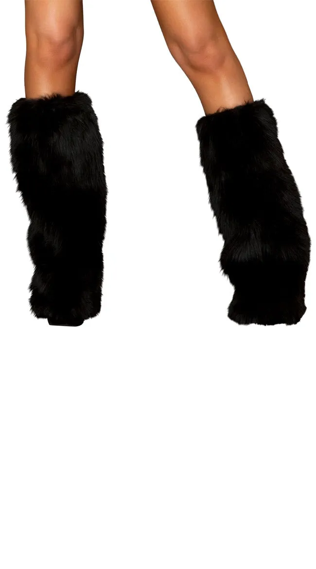 Faux Fur Leg Warmers