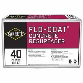 Flo-Coat Concrete Resurfacer, 40-Lbs.