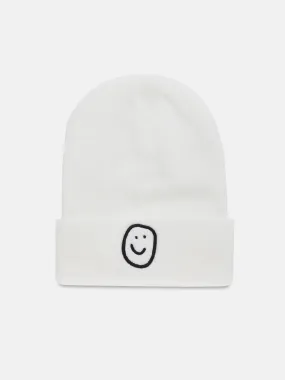 Happiness Beanie - White