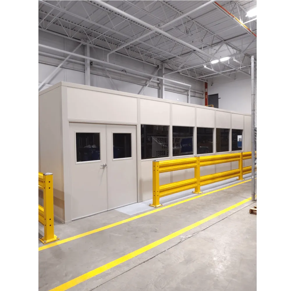 Heavy Duty Warehouse Double Guard Rail Add-On Unit