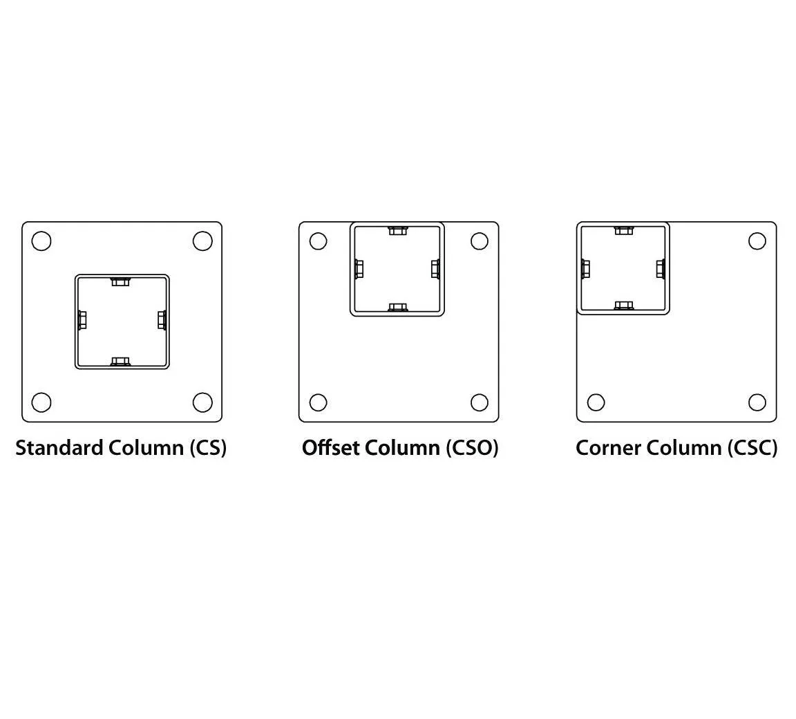 Heavy Duty Warehouse Guard Rail Column