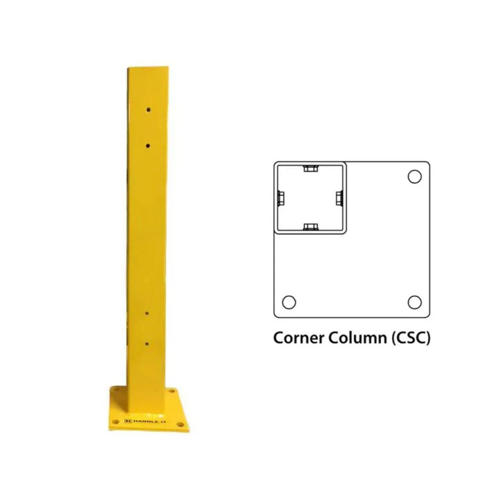 Heavy Duty Warehouse Guard Rail Column