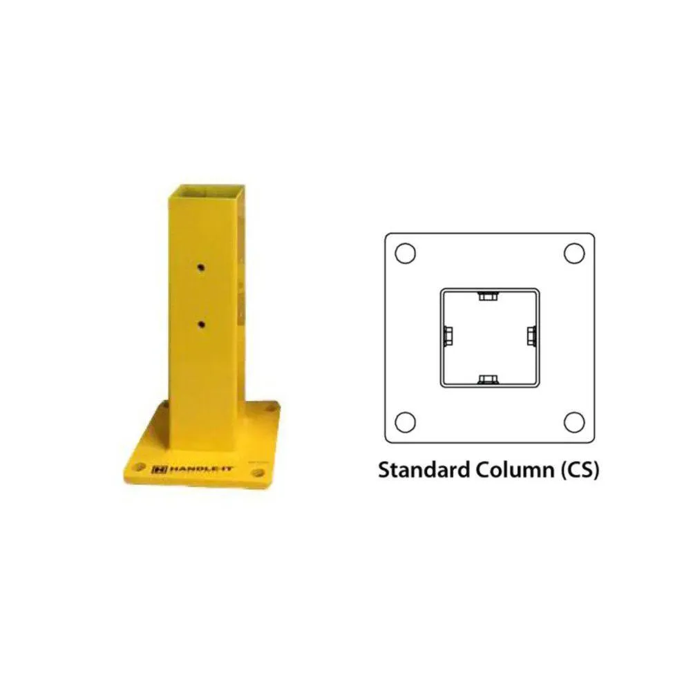 Heavy Duty Warehouse Guard Rail Column