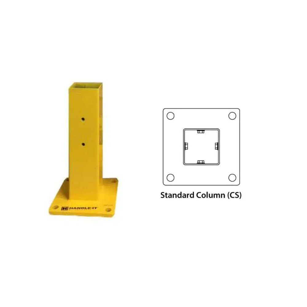 Heavy Duty Warehouse Guard Rail Column