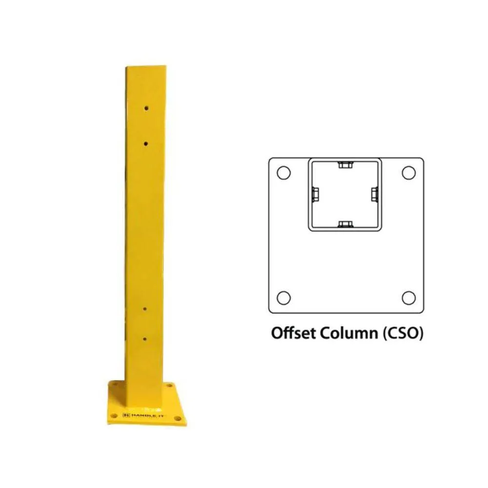 Heavy Duty Warehouse Guard Rail Column