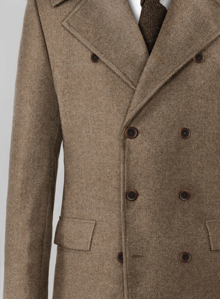 Highlander Light Tobacco Tweed GQ Overcoat