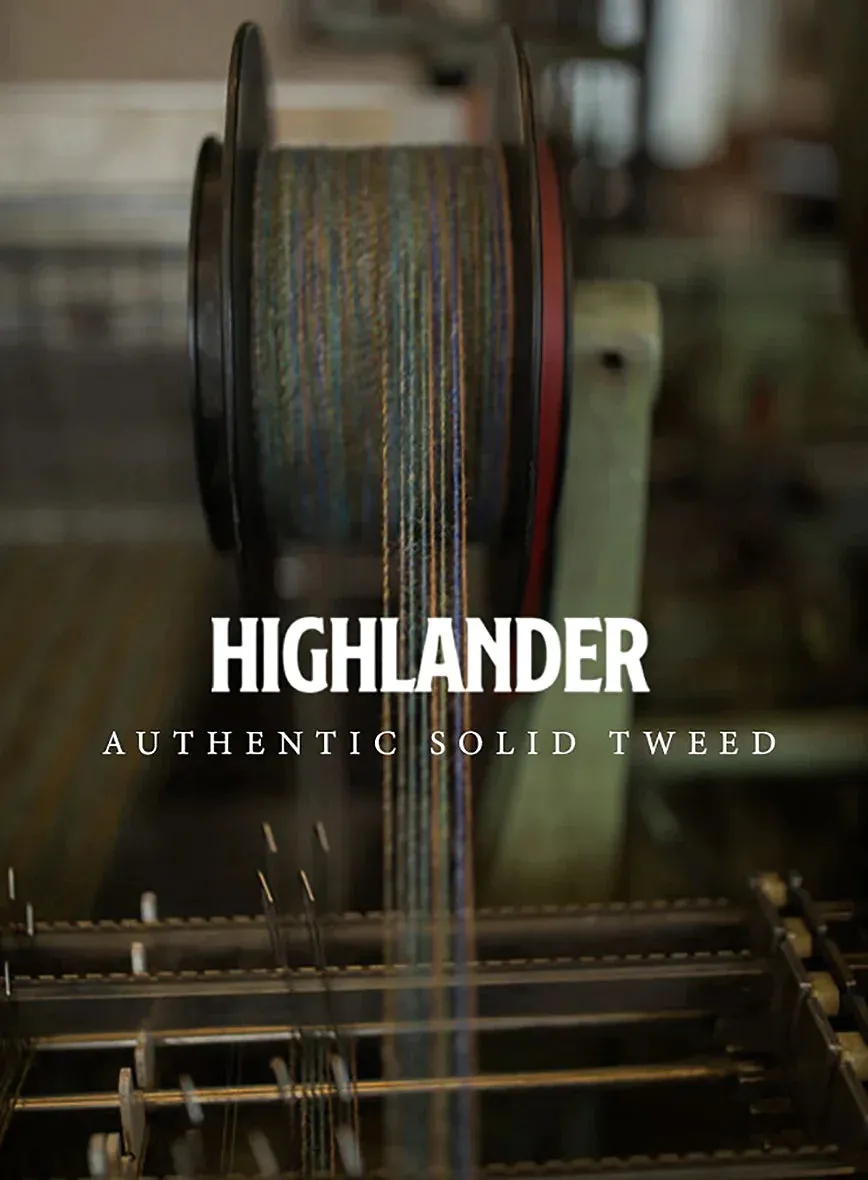 Highlander Light Tobacco Tweed GQ Overcoat