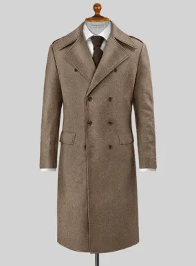 Highlander Light Tobacco Tweed GQ Overcoat