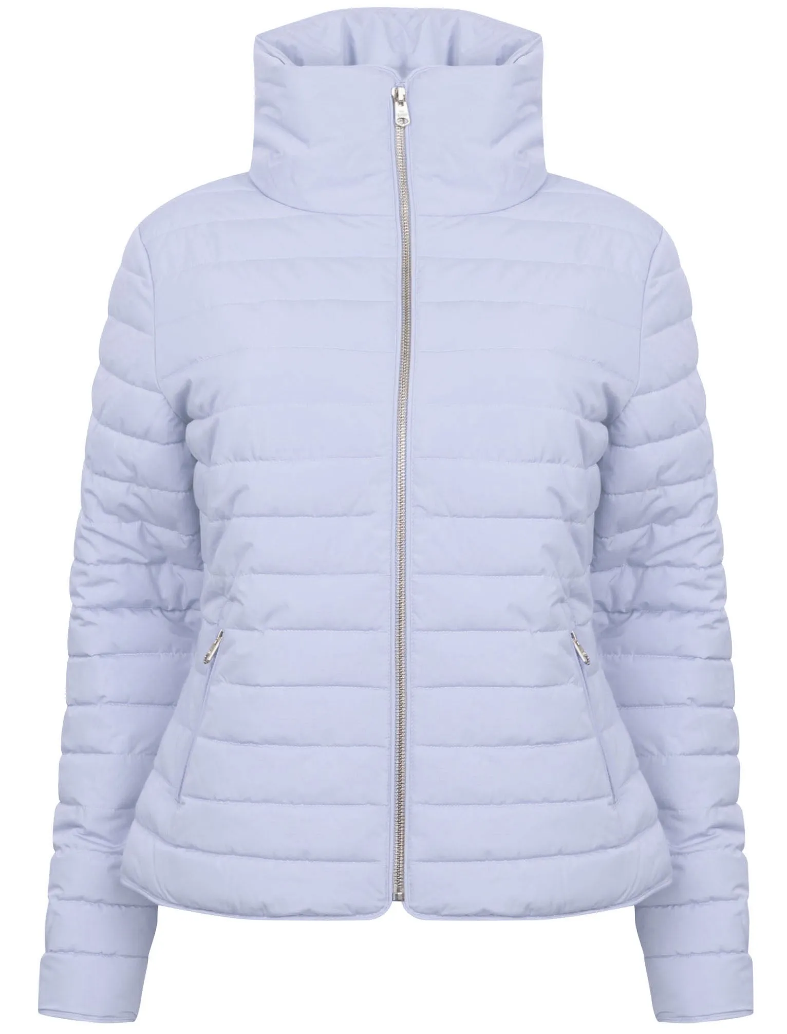 Honey 2 Funnel Neck Quilted Jacket in Heather - Tokyo Laundry