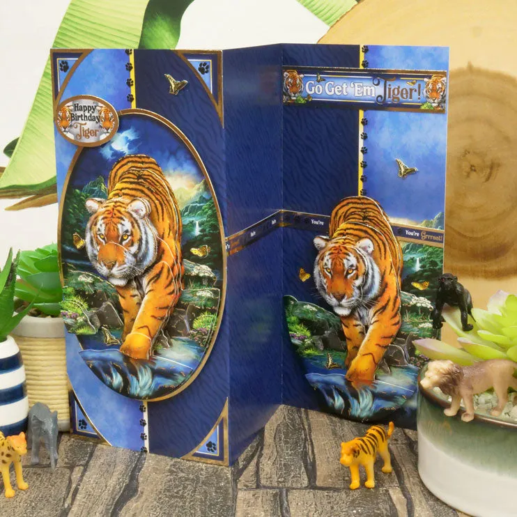 Into The Wild Deco-Large Set - Go Get 'Em Tiger!