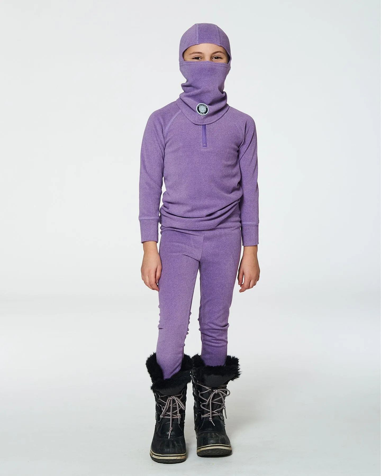 Jersey Balaclava Purple by Deux par Deux