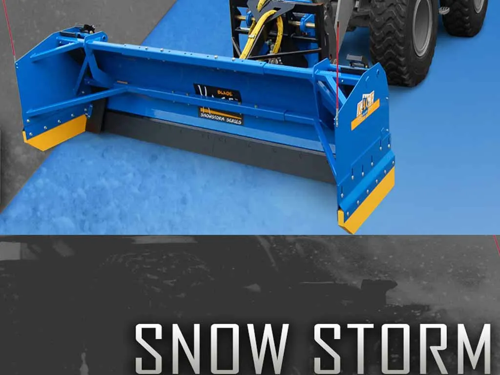 KAGE SNOWSTORM wheel loader / backhoe Snow Plow System (WL)(TLB)