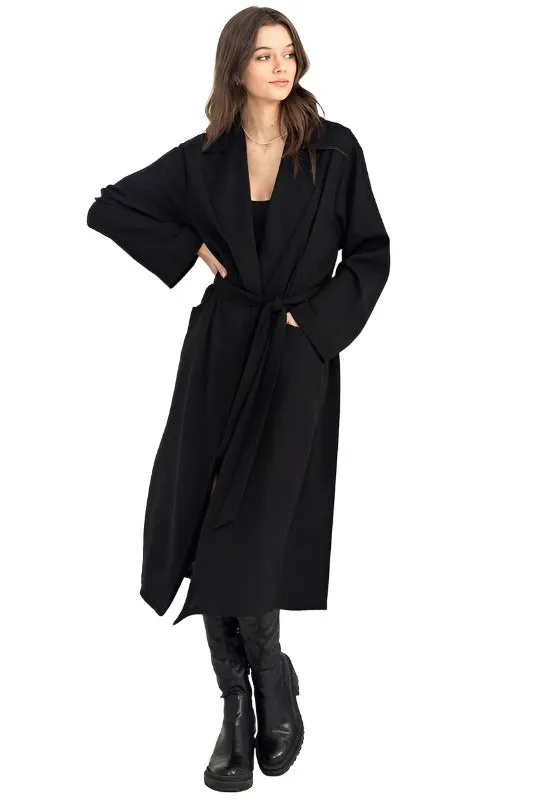 Keep Me Close Belted Women's Trench Coat