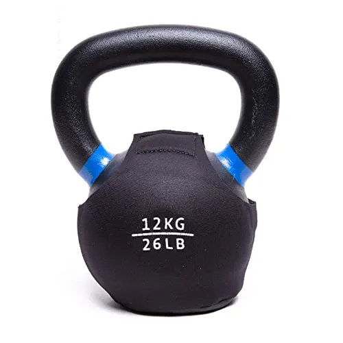 Kettlebell Kings 6 Kg Powder Coat Wrap Neoprene Sleeve Floor Protector