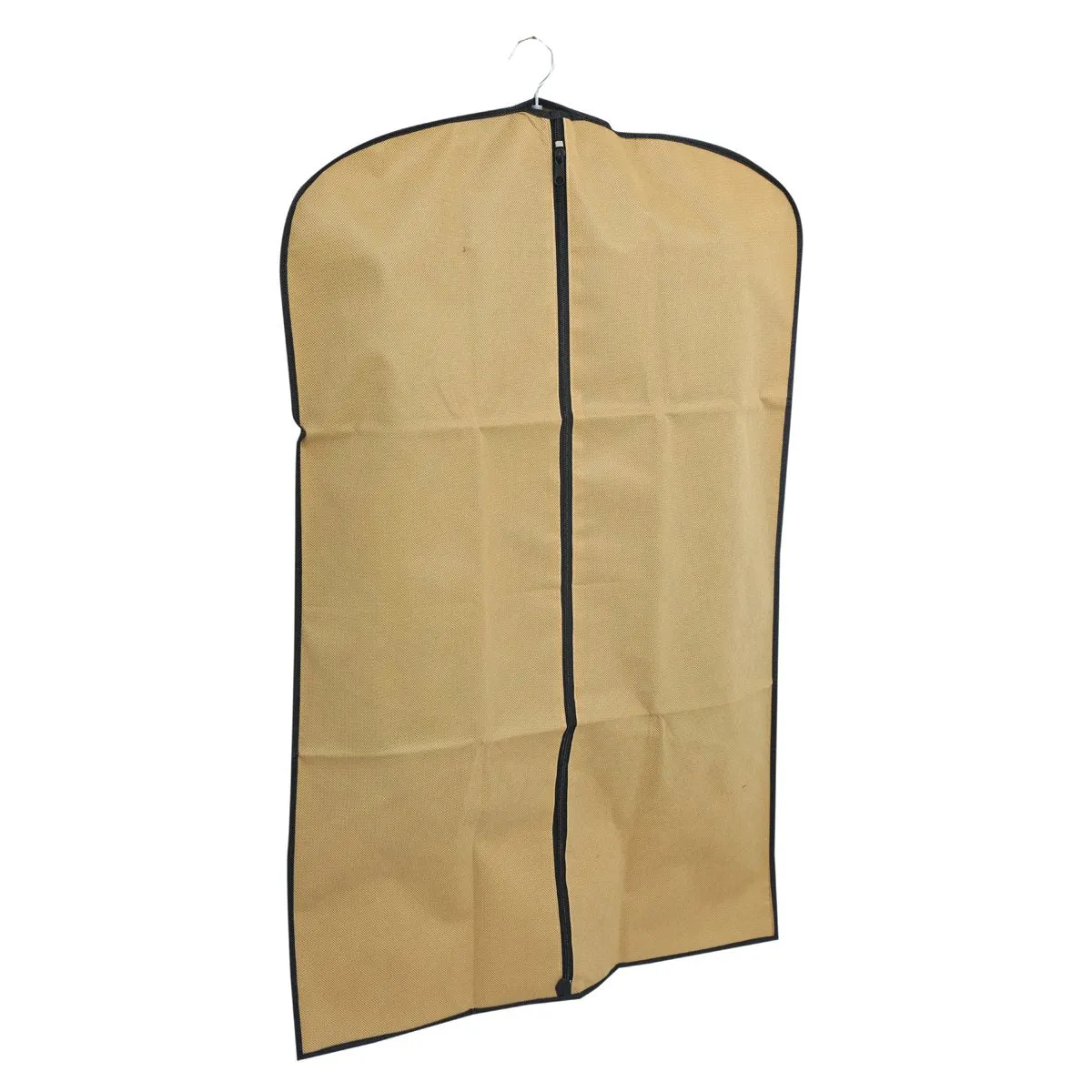 Kuber Industries 2 Piece Non Woven Blazer Cover, Cream